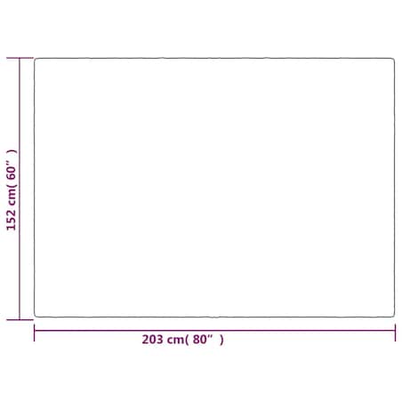 vidaXL Koc obciążeniowy z poszewką, szary, 152x203 cm, 11 kg, tkanina