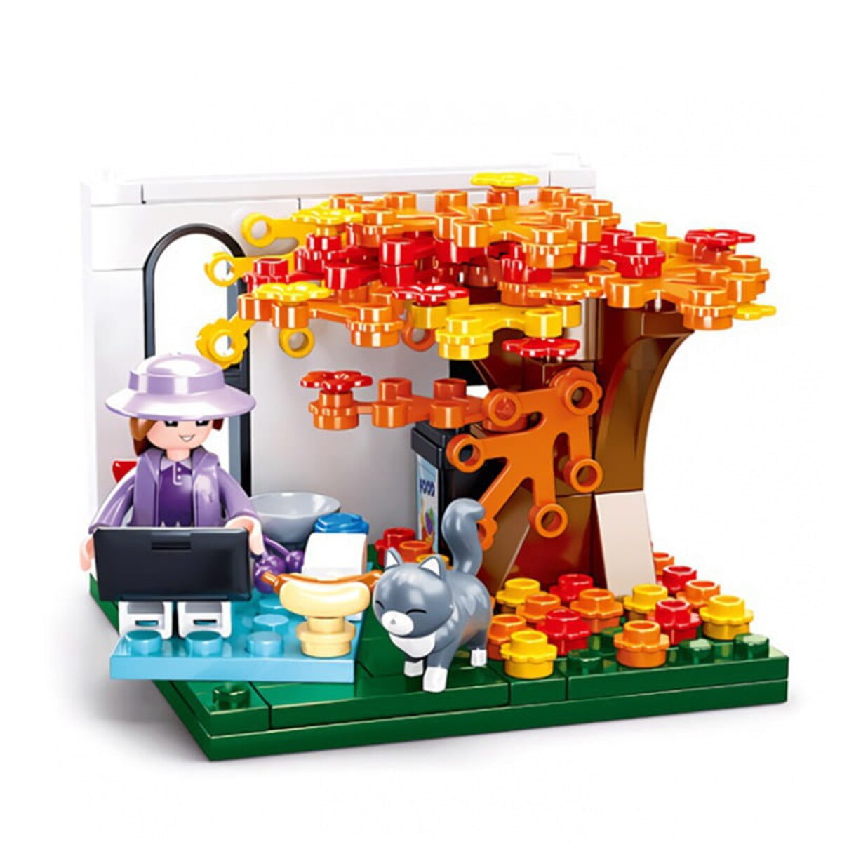 JESIEŃ - mini pokoik klocki - Sluban - 113 elementów