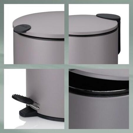 Kosz na śmieci 12 l (czarny) Mats Kela