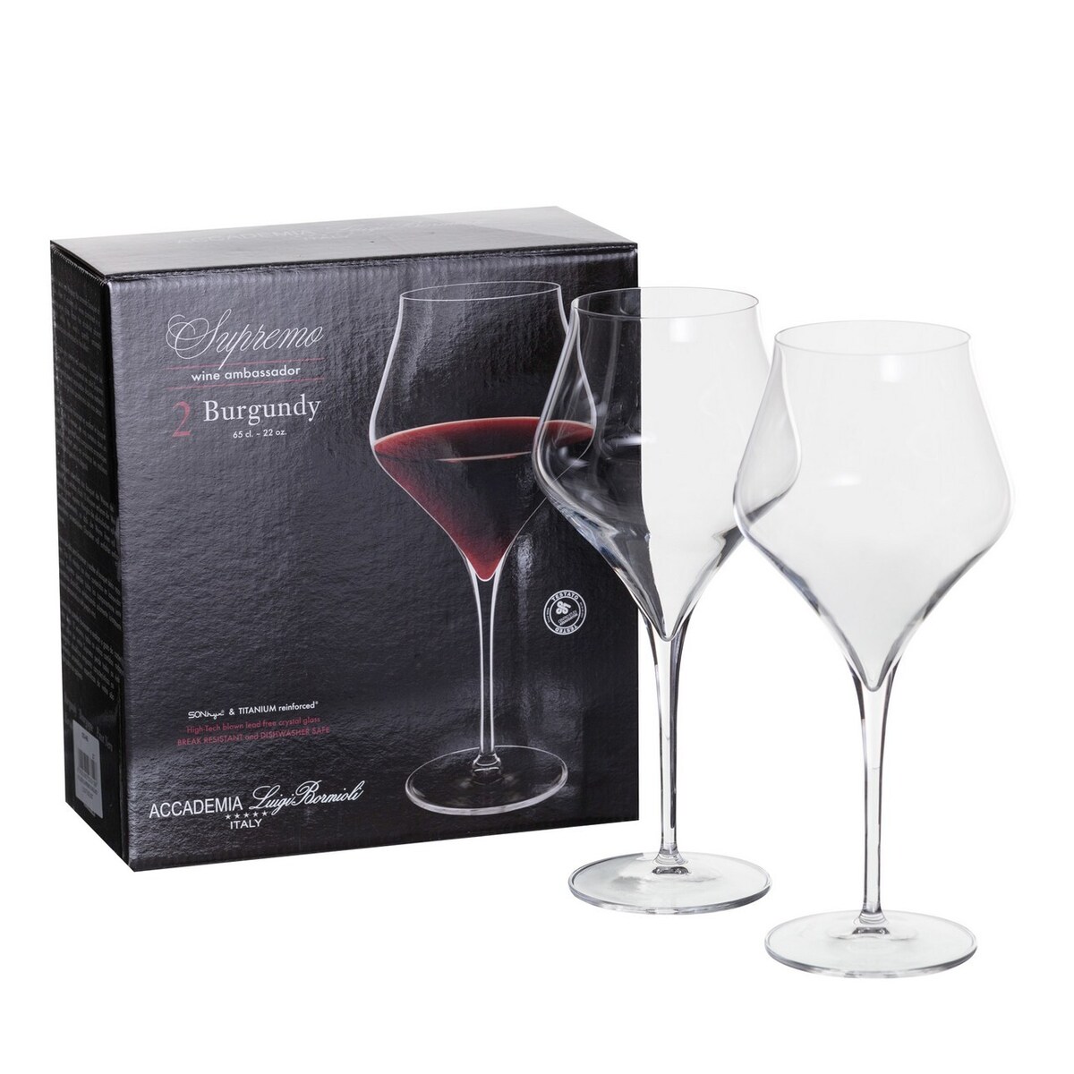 Kieliszki do wina Pieno 2szt. 650ml, 7,6 x 8,4 x 24,5 cm