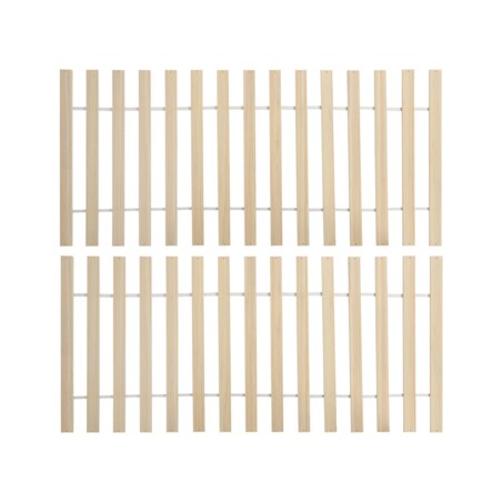 Łóżko ze schowkiem OLENDON 180 x 200 cm Z miejscem do przechowywania Drewno Biały