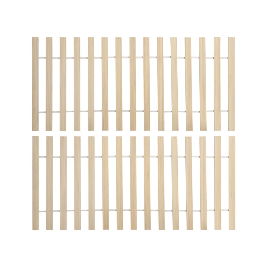 Łóżko ze schowkiem OLENDON 180 x 200 cm Z miejscem do przechowywania Drewno Biały