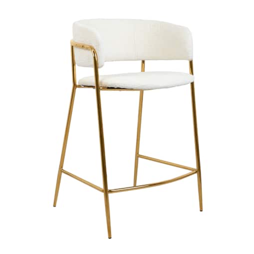 Krzesło barowe DELTA 65 białe