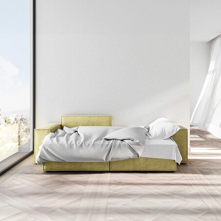 Melow Sofa narożna - oliwkowa