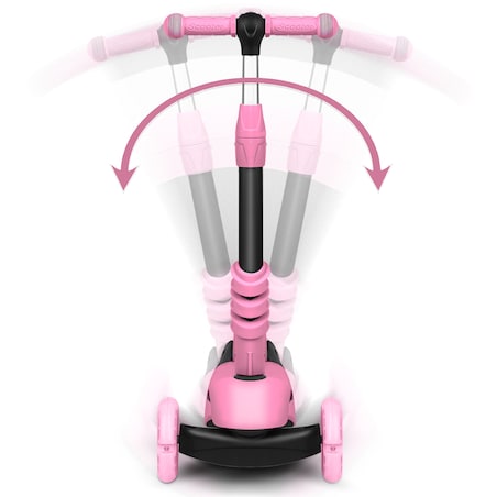 Hulajnoga trójkołowa balansowa dla dzieci 3w1 Ricokids Todi różowa