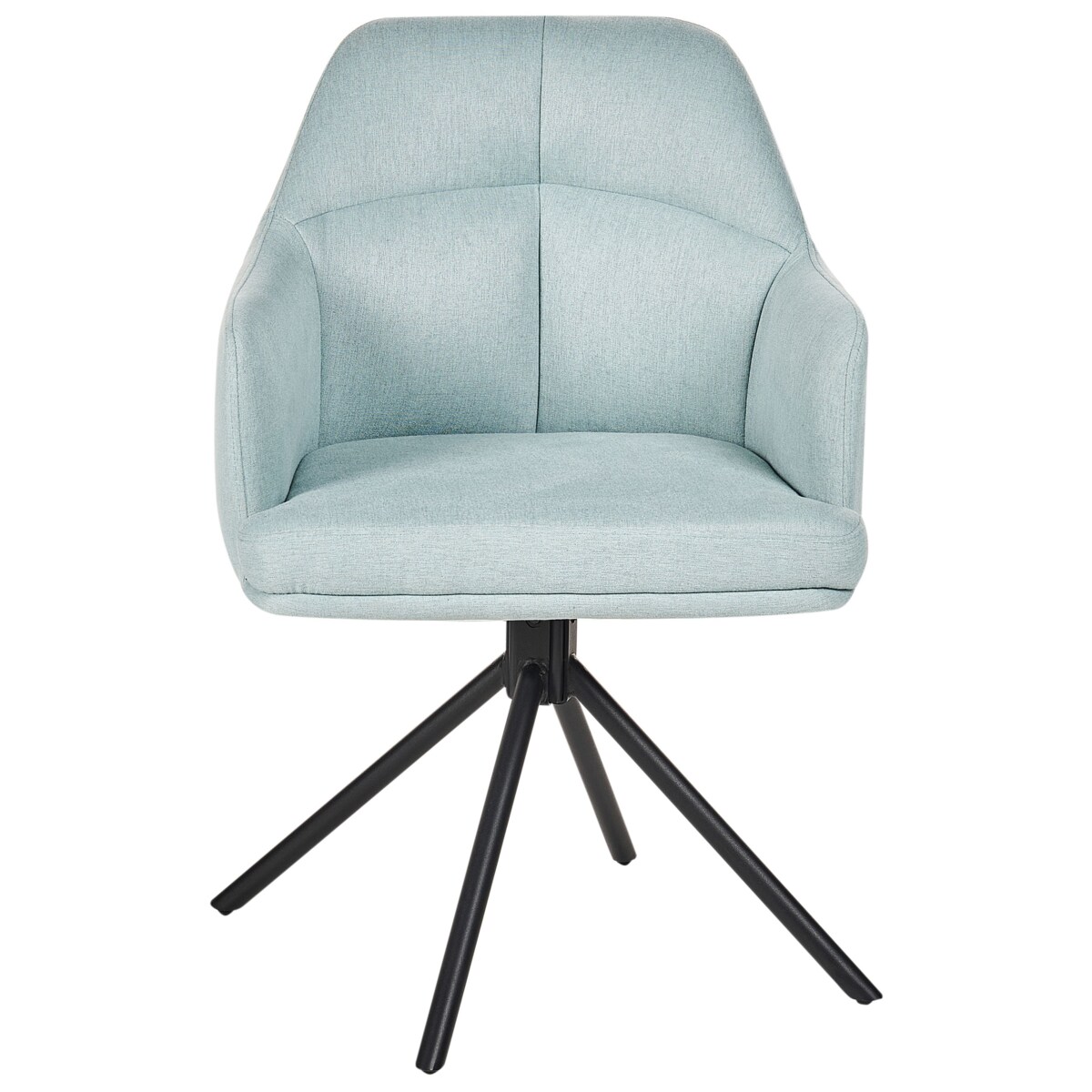 Zestaw 2 krzeseł do jadalni MIRA Tkanina Miętowy