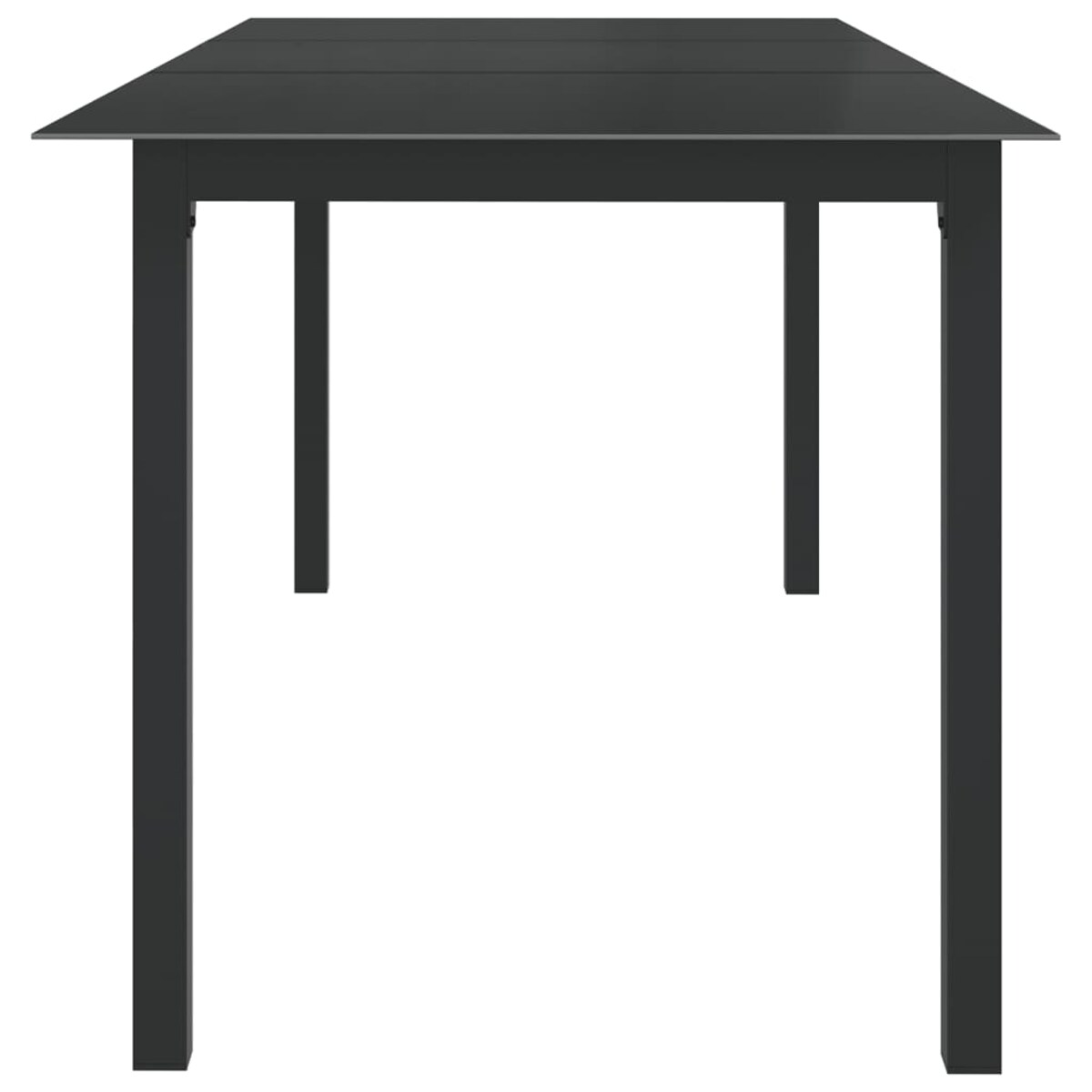 vidaXL 9-częściowy zestaw mebli ogrodowych, aluminium, antracytowy