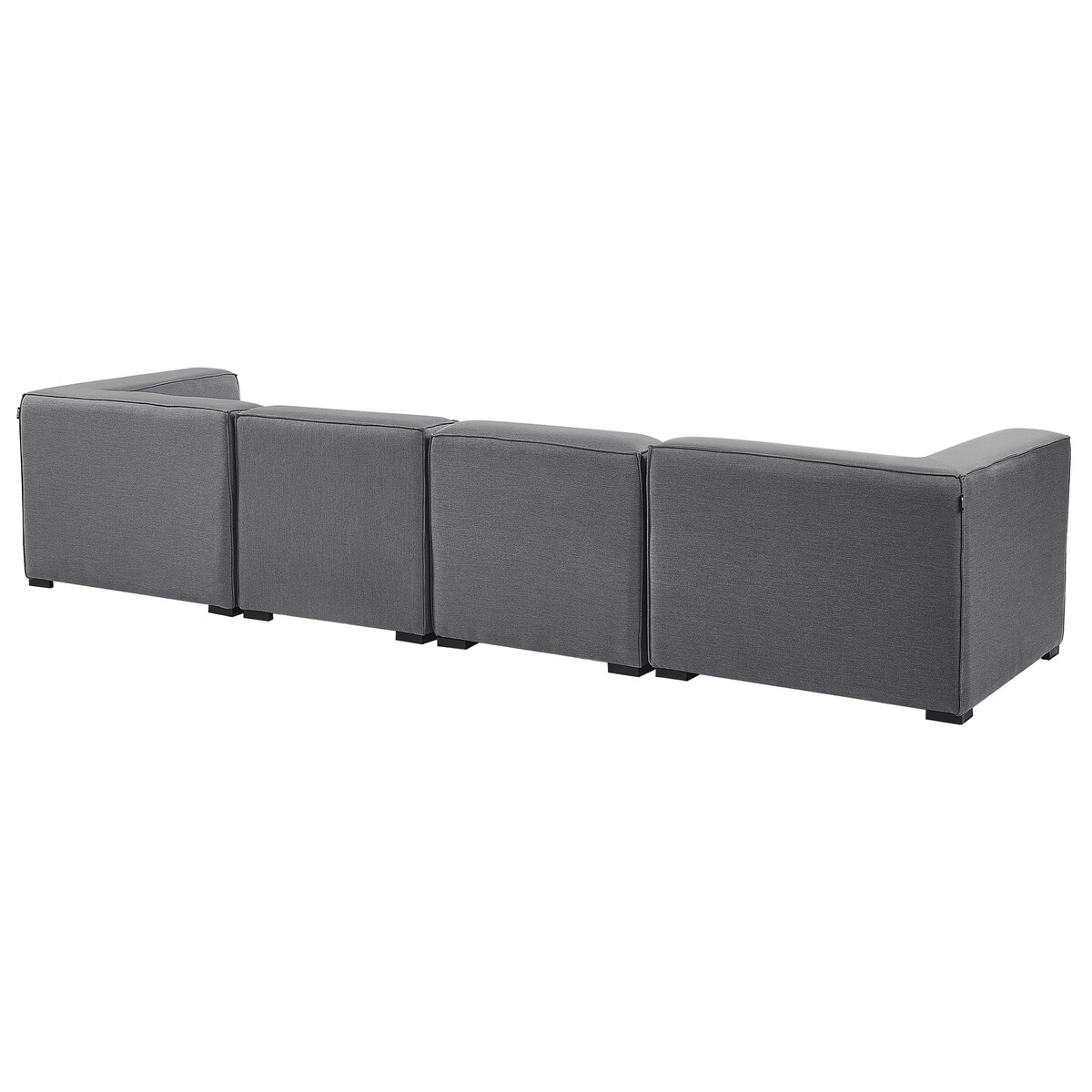 Sofa ogrodowa z otomaną dla 4 osób AREZZO Szary Modułowy