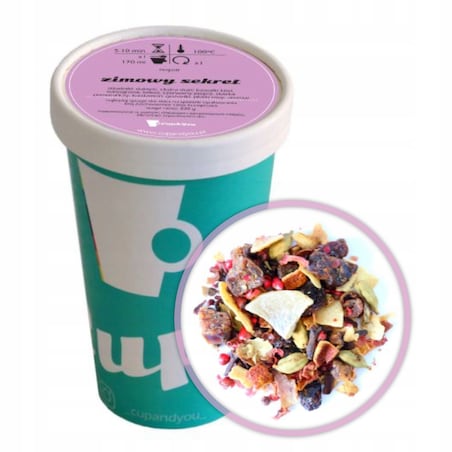 Najlepsza sypana HERBATA owocowa ZIMOWY SEKRET EKO daktyle goździki 230g