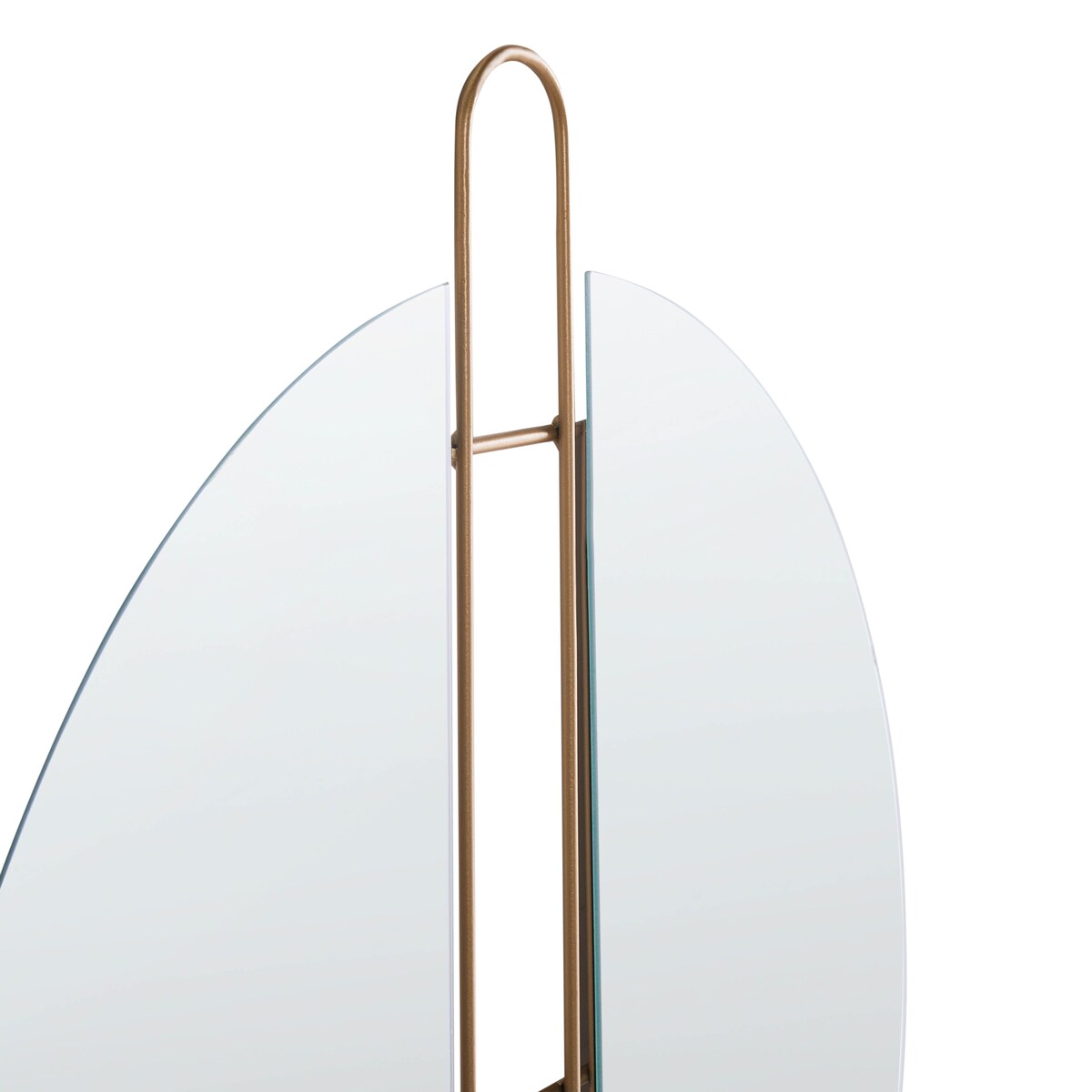 Lustro ścienne ATTIN 52 cm 65 cm Złoty