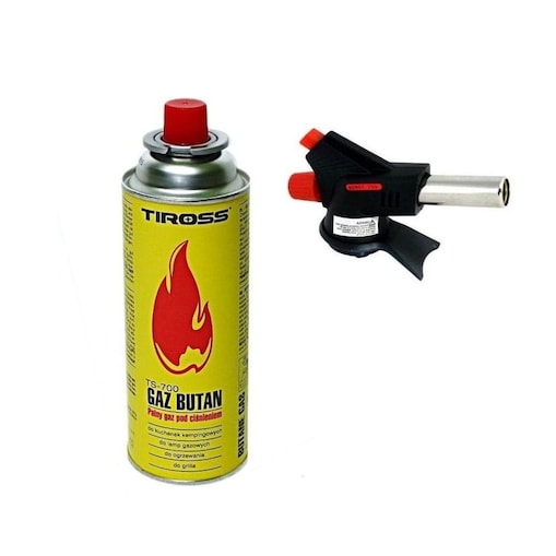 Tiross palnik gazowy i kartusz 227g lutlampa lutownica TS705G