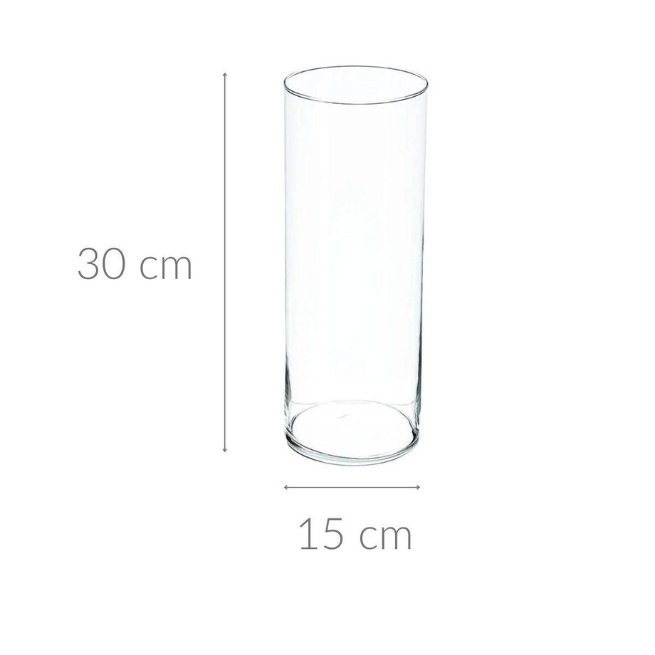 Wazon szklany CONICAL, 30 cm