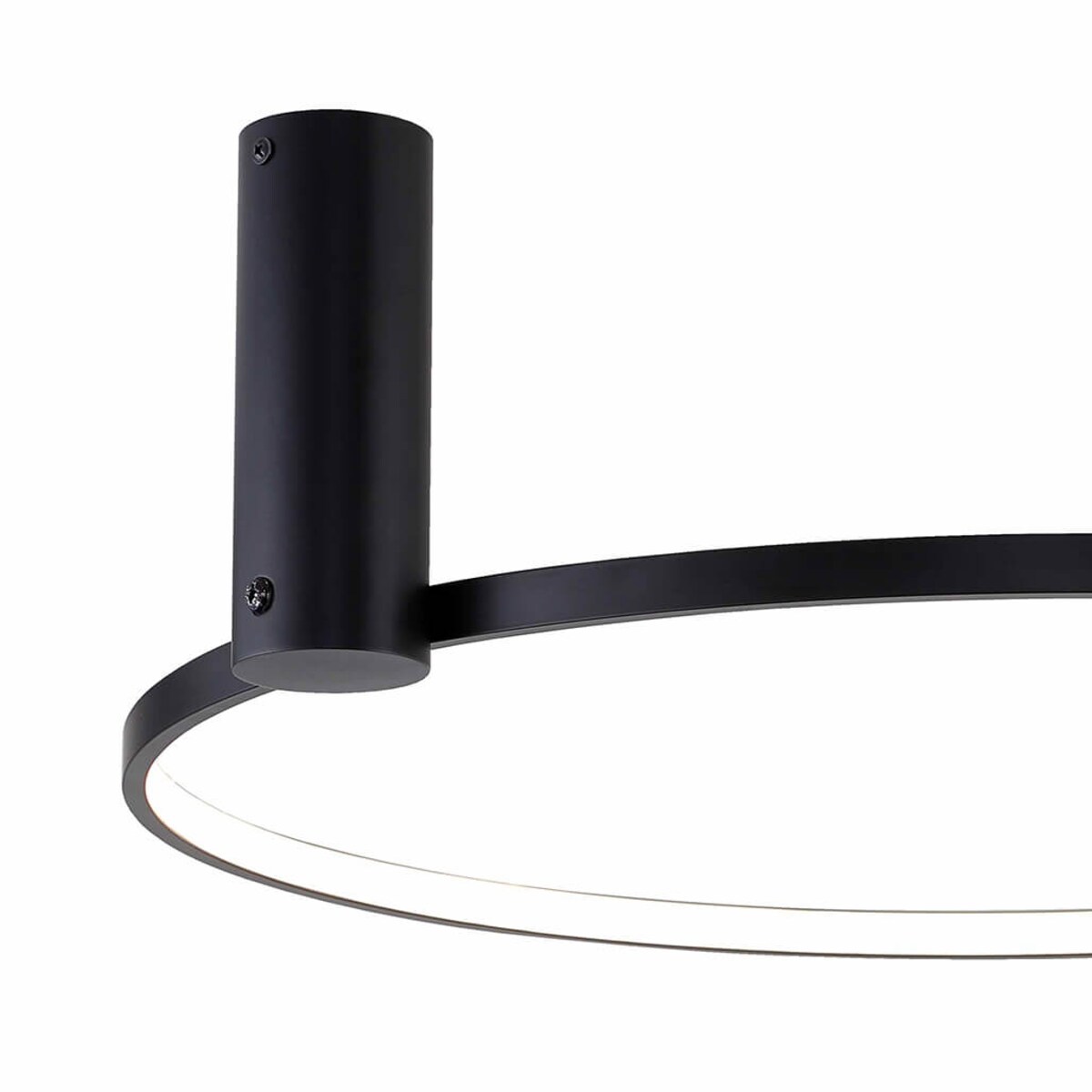 Ledowa lampa sufitowa Horik 89429-60BK Zumaline 32W 3000-6000K do salonu czarna