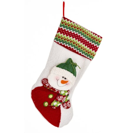 Skarpeta na prezenty 46x26x4 cm NEGULO w zielonej czapce