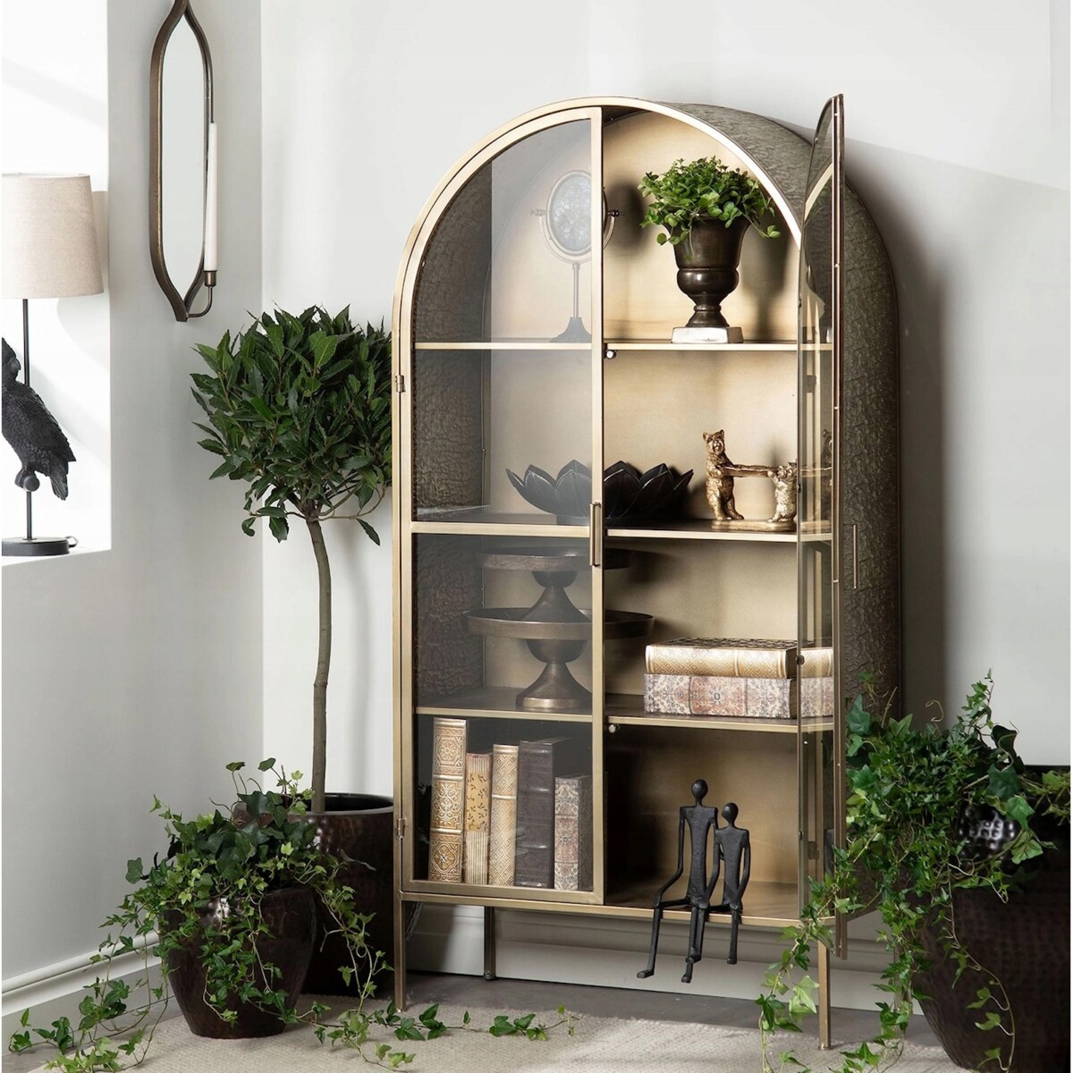MISA MISKA PATERA BRĄZOWA LOFT 34cm DO SALONU DOMU OZDOBA DEKORACJA