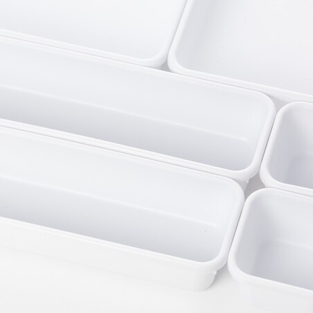 Wkład Do Szuflady Organizer Na Akcesoria Biurowy 8 Elementów Zestaw