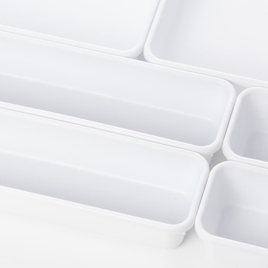 Wkład Do Szuflady Organizer Na Akcesoria Biurowy 8 Elementów Zestaw