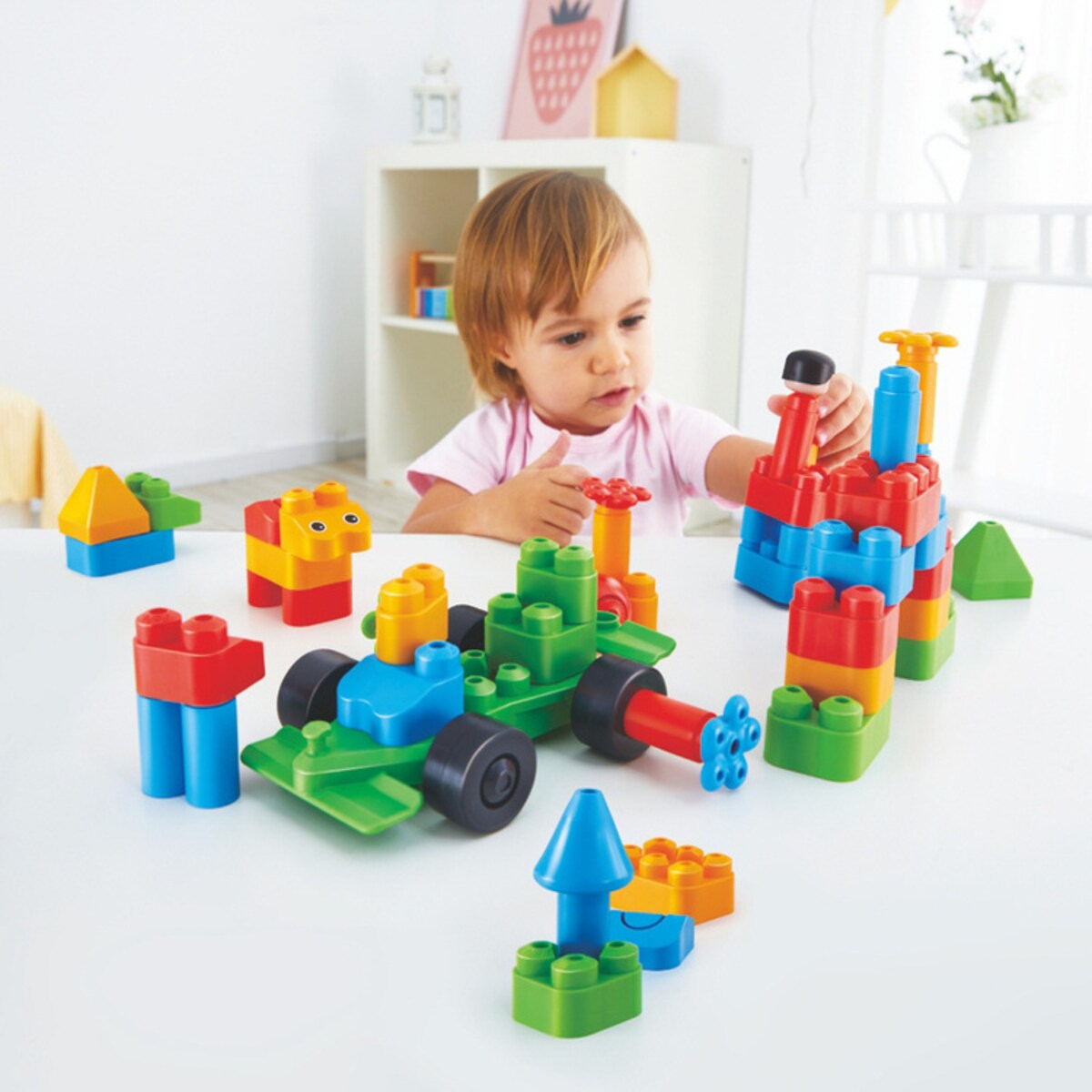 Miękkie Klocki Konstrukcyjne Miasto 50 el. 18m+ PolyM