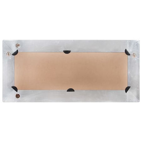 vidaXL Lustro ścienne w stylu Aviator, 110x50 cm, metalowe