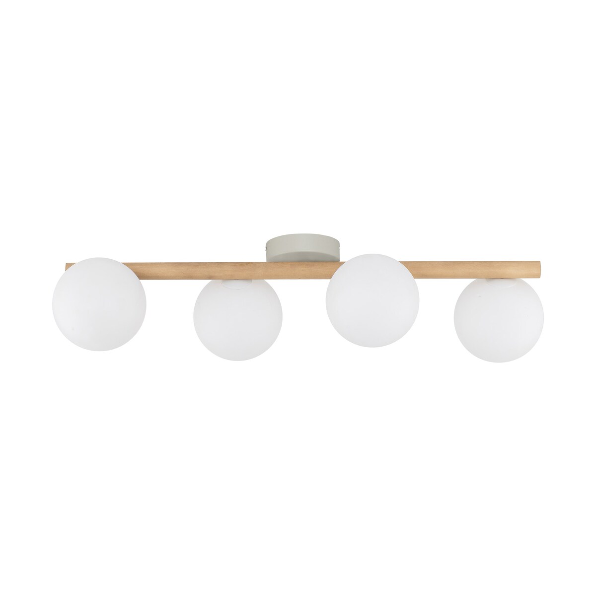 Lampa sufitowa ESTERA WOOD 5769 TK Lighting 4xG9 biała sosna 65 cm nowoczesna do salonu kuchni jadalni
