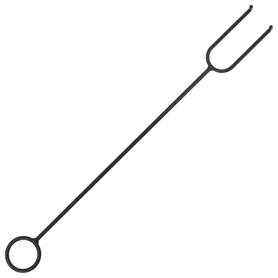 vidaXL Palenisko z pogrzebaczem, 75 cm, XXL, stal