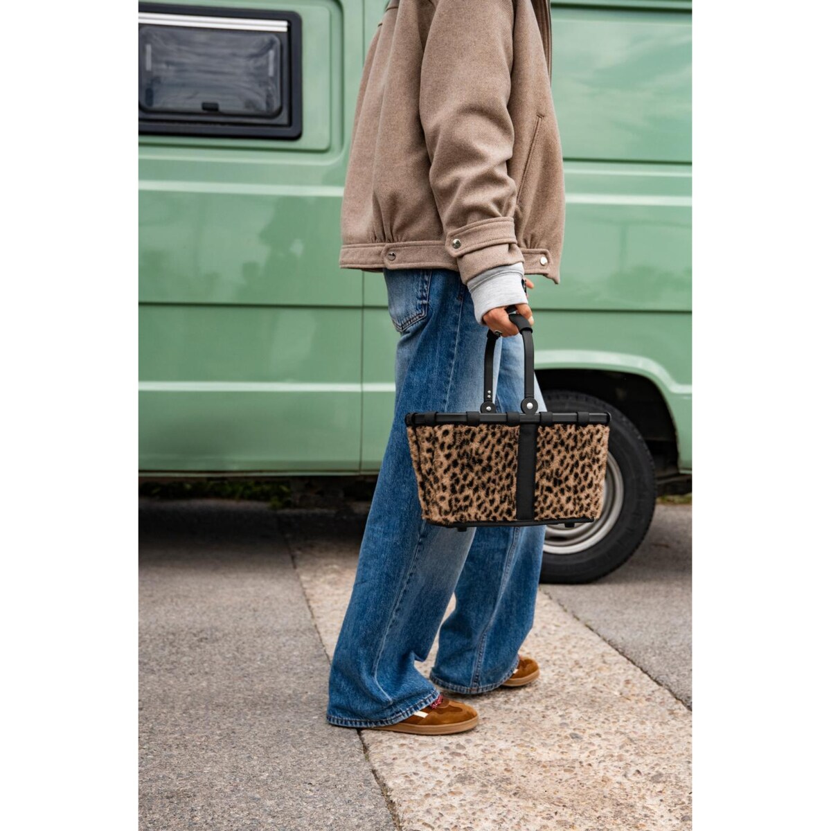 Koszyk CARRYBAG XS, leo fake fur