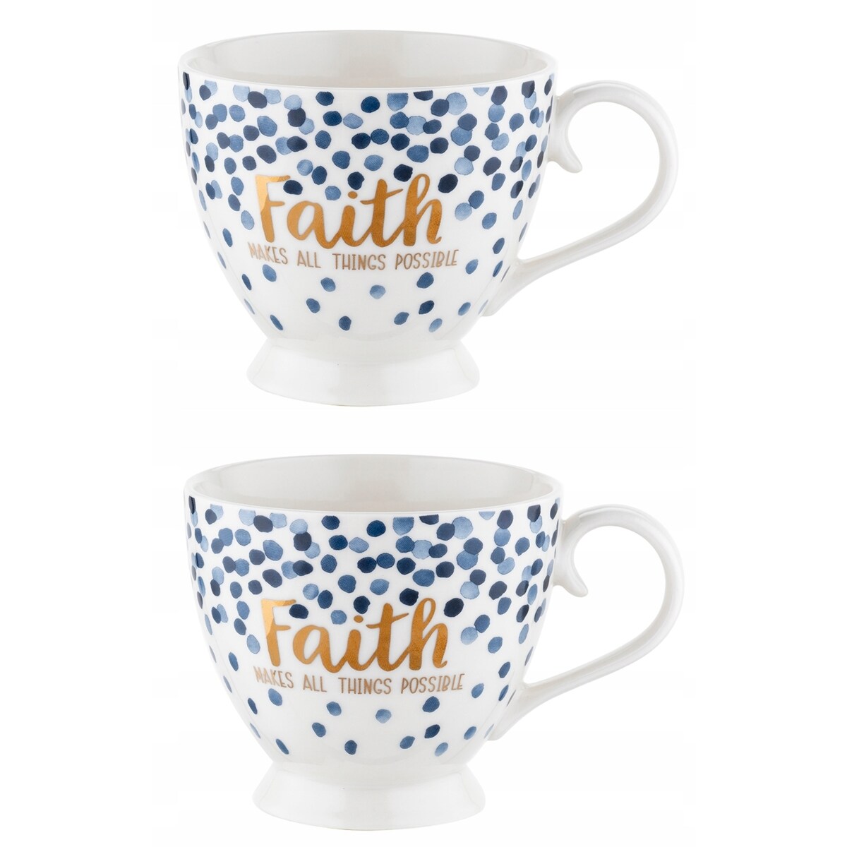 2x KUBEK NA NÓŻCE 440 ml filiżanka na kawę herbatę napoje latte