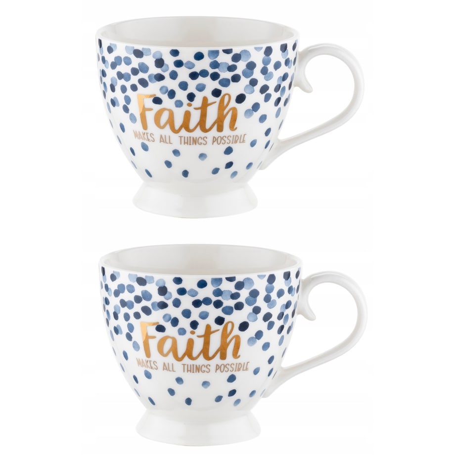 2x KUBEK NA NÓŻCE 440 ml filiżanka na kawę herbatę napoje latte