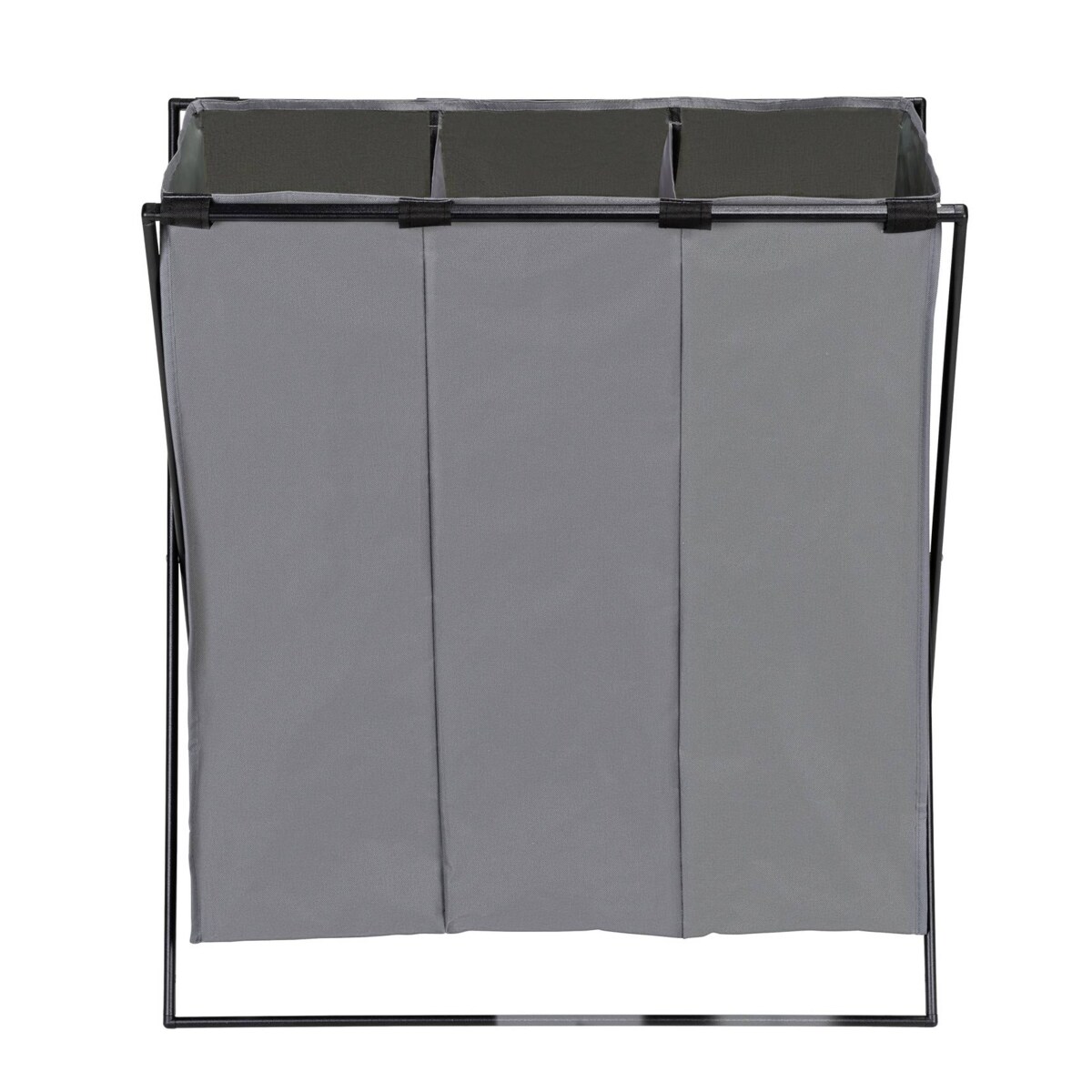 Kosz na pranie z trzema przegródkami, Trio, WENKO