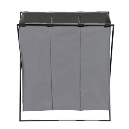 Kosz na pranie z trzema przegródkami, Trio, WENKO