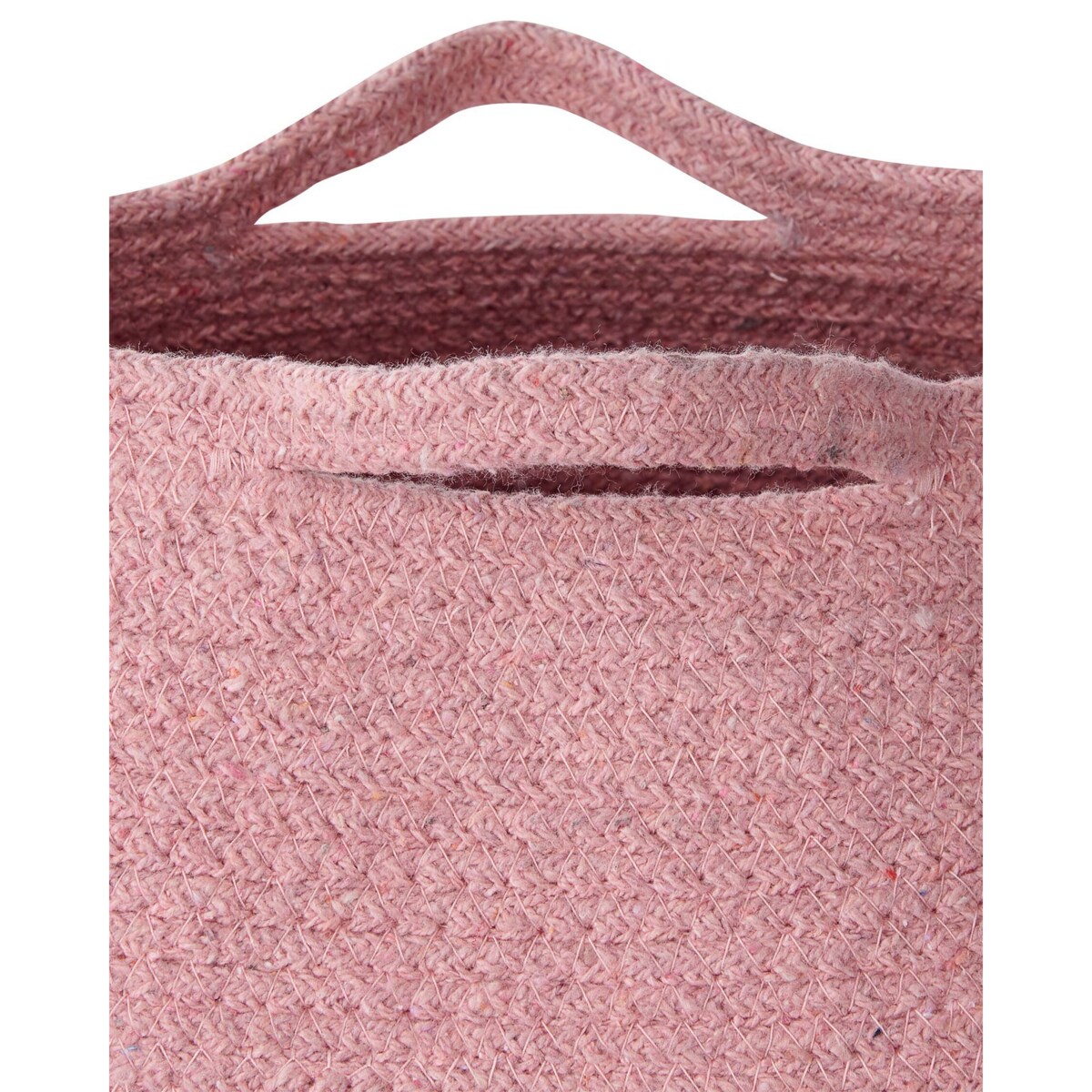 Zestaw 2 koszy bawełnianych różowy PANJGUR