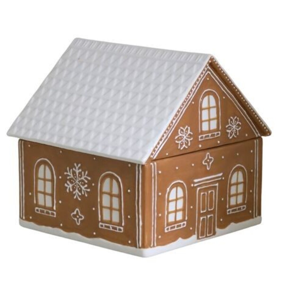 Pojemnik świąteczny ceramiczny PIERNIKOWY DOMEK