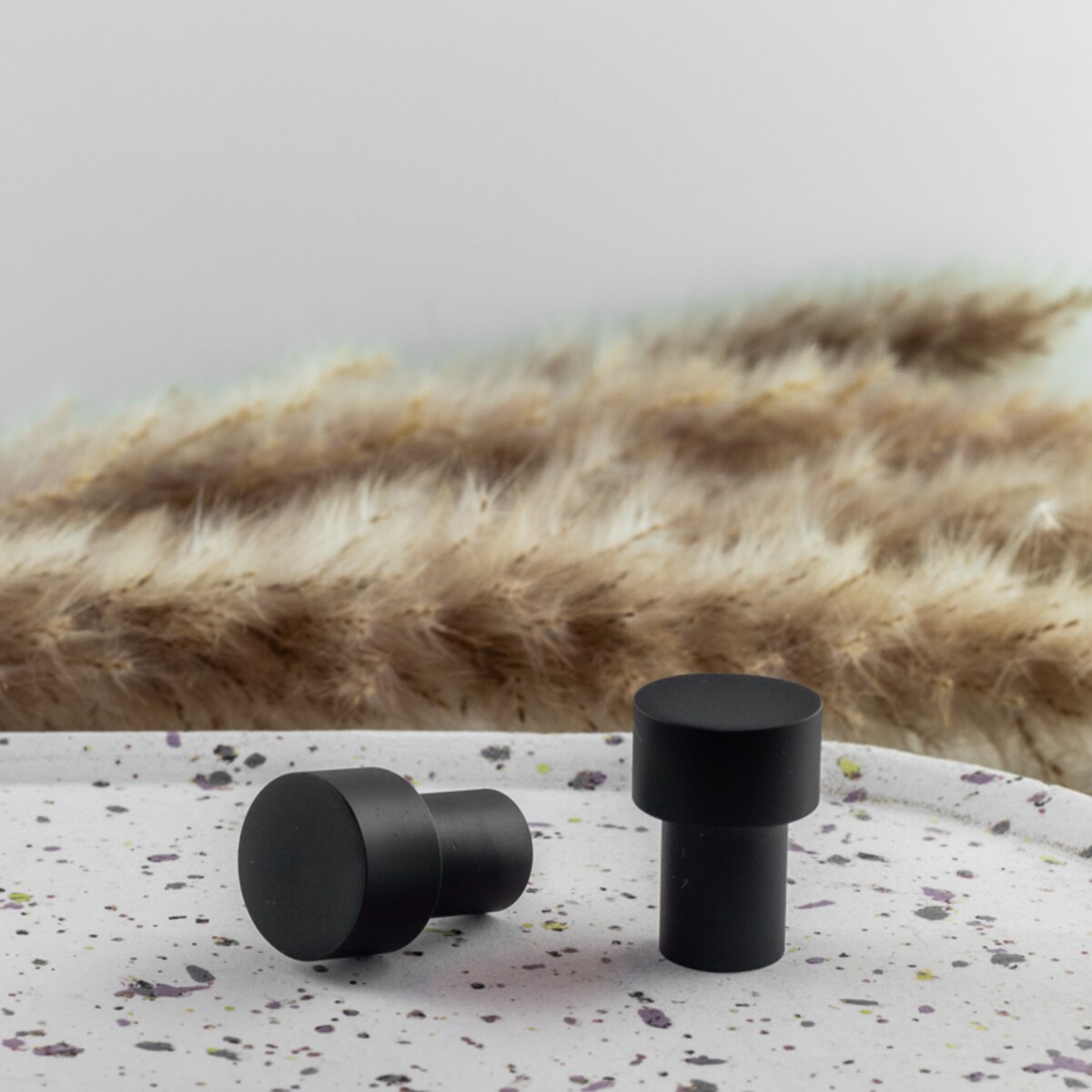 Gałka do mebli czarna uchwyt meblowy klasyczna loft do szafek szuflad