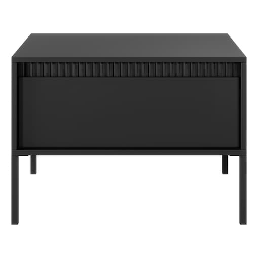 Stolik kawowy z szufladą 48,4x68x68 cm LEMAL czarny