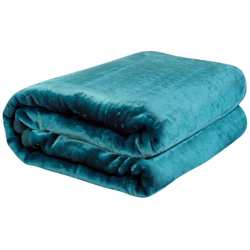 Koc Narzuta 160X200 Cm Na Łóżko Miękki Gruby Ciepły Akrylowy Zielony