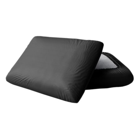 Poszewka na poduszkę ortopedyczną piankową CZARNA z gumką PAN MATERAC
