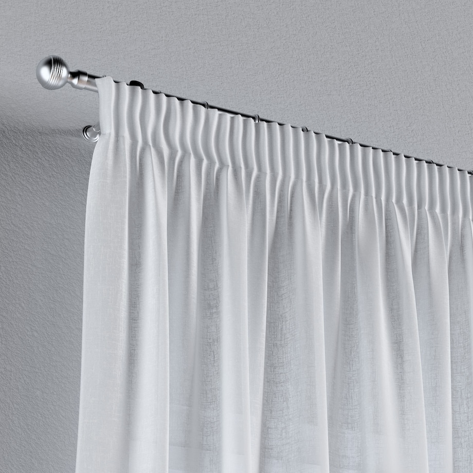 Zasłona na taśmie marszczącej 1 szt. 130x260 prześwitujący ecru