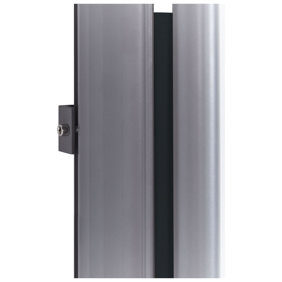 Markiza boczna zwijana 180 x 300 cm ciemnoszara DORIO