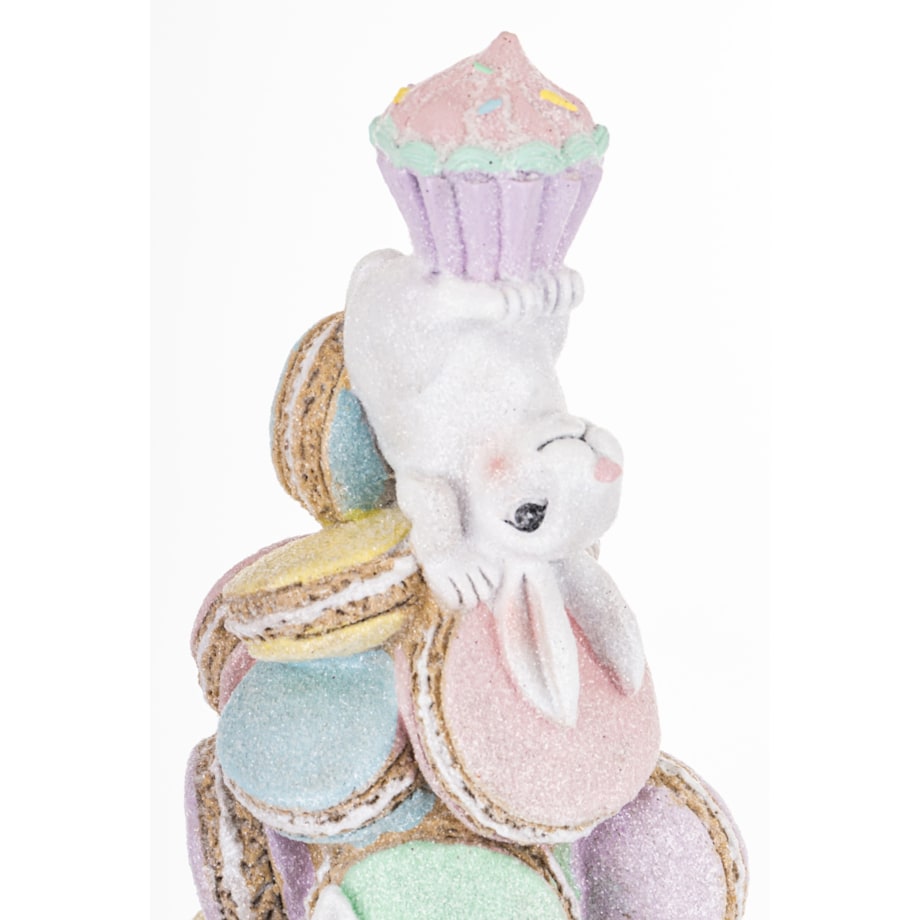 Dekoracja - wielkanocna piramida z makaronikami 60x25x25 cm HARIM