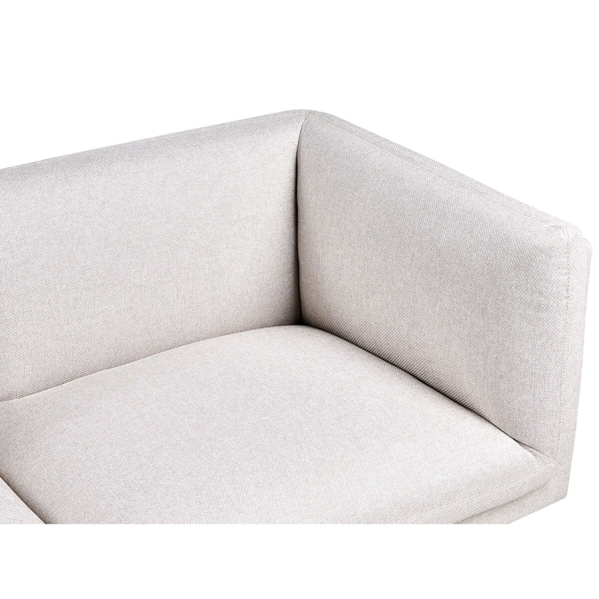 Sofa VORGOD Jasnobeżowy dla 3 osób