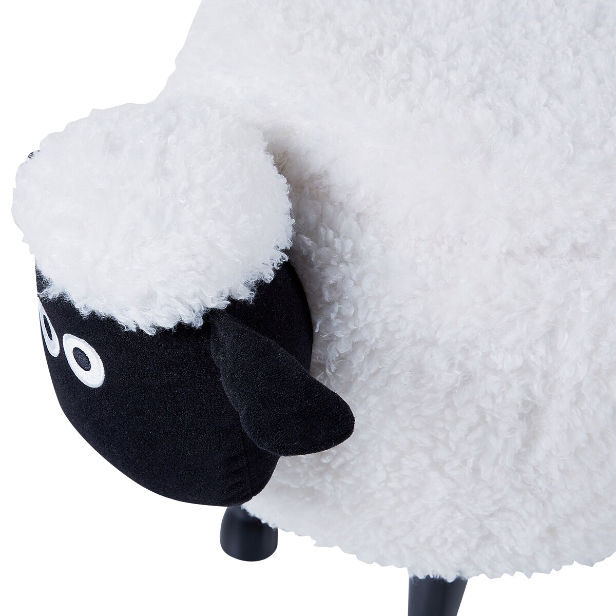 Pufa zwierzak ze schowkiem SHEEP Biały Baranek