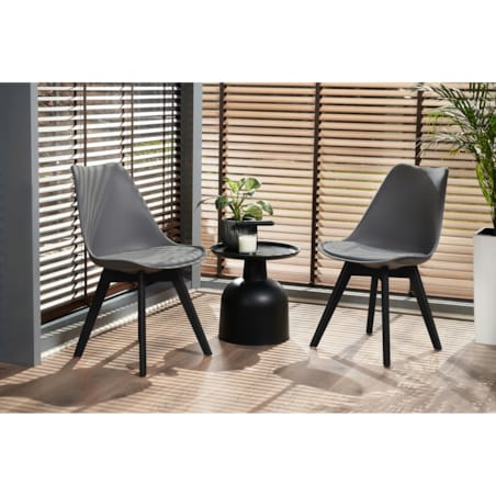 Krzesło kuchenne wygodne OSLO szare