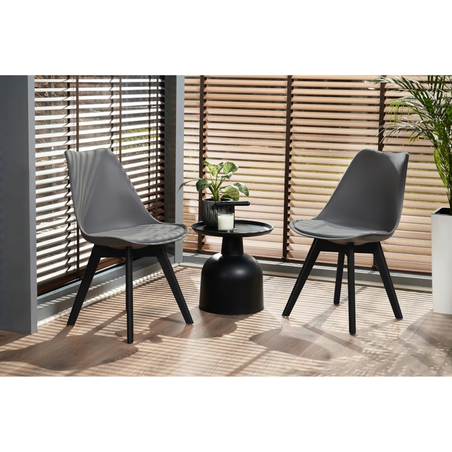 Krzesło kuchenne wygodne OSLO szare