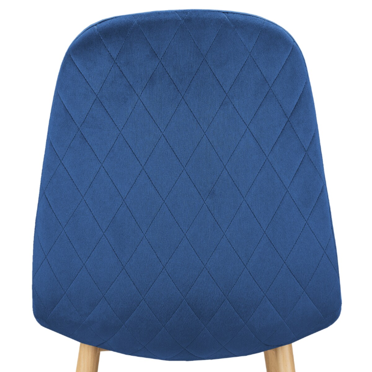 Krzesło tapicerowane welurowe do salonu jadalni jasne nogi