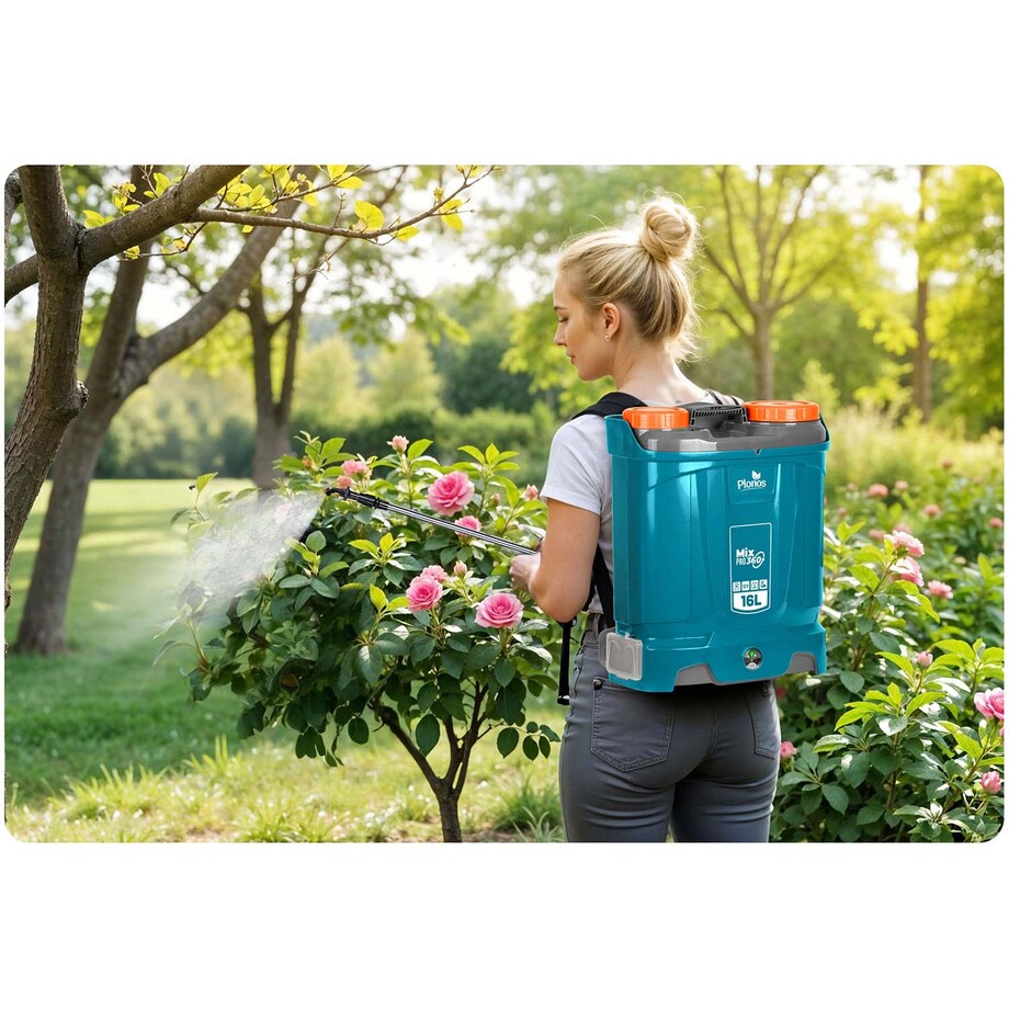 Opryskiwacz akumulatorowy Plonos PL-604 ciśnieniowy plecakowy 85 cm lanca 16L