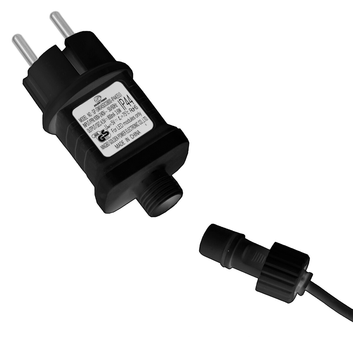 Lampki balkonowe na sznurze 12,5 m, 20 lampek, ciepłe światło LED