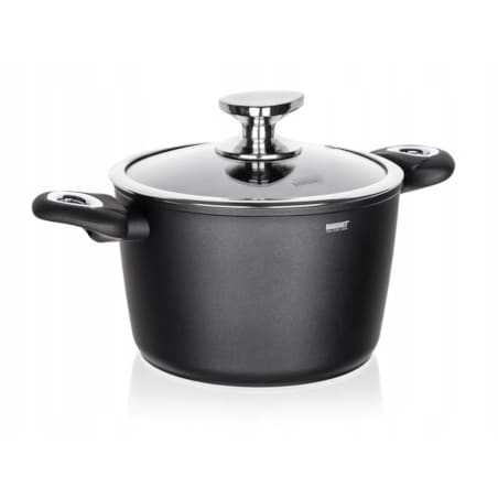 GARNEK aluminiowy 3,3L do gotowania obiadu zupa jedzenia na prezent wysoki