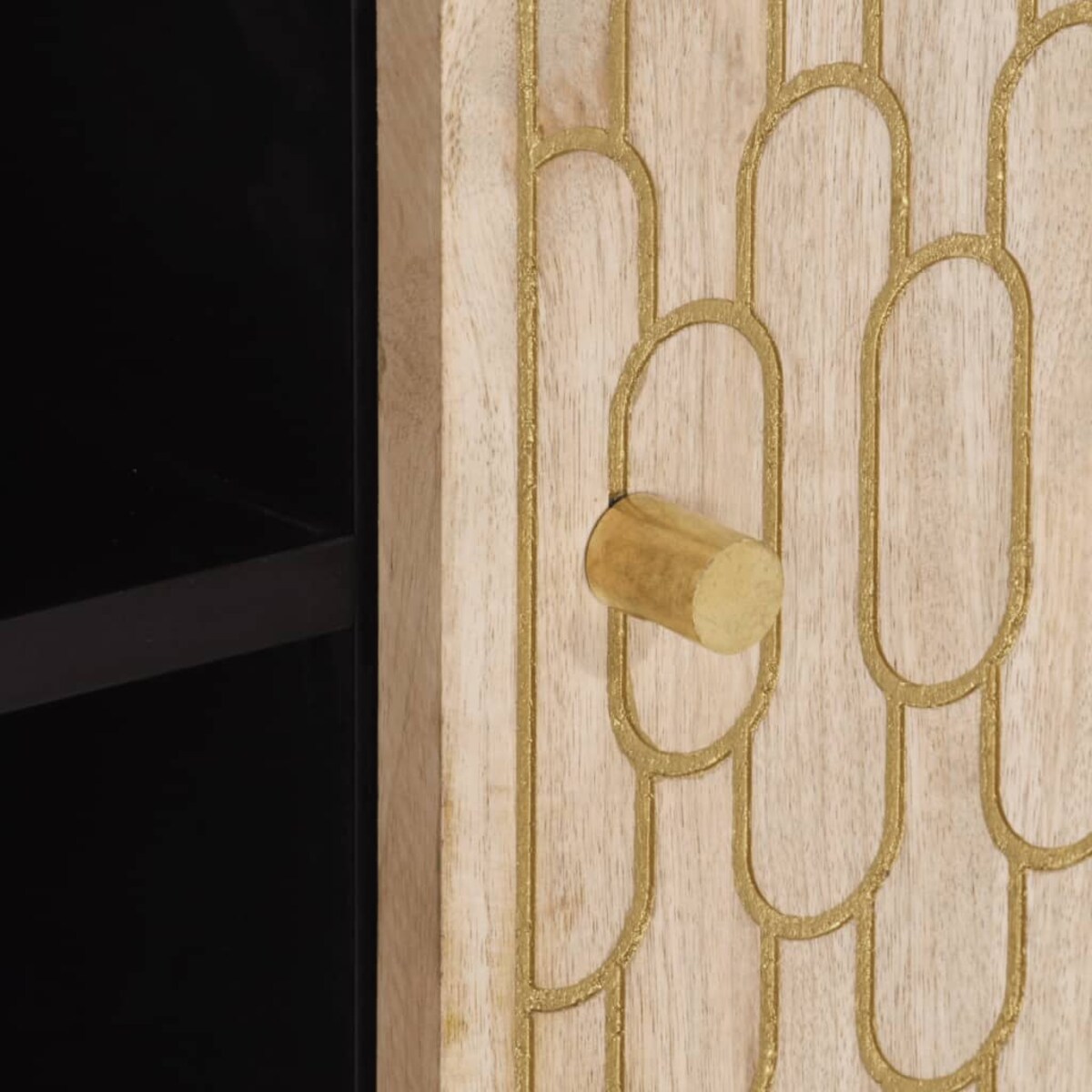 vidaXL Szafka pod telewizor, 80x31x46 cm, lite drewno mango