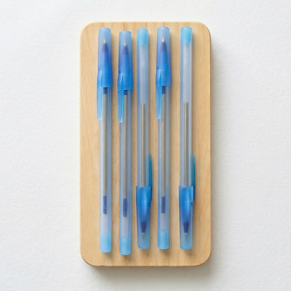 Stojak Na Telefon Organizer Drewniany Na Biurko 2W1 Naturalne Drewno