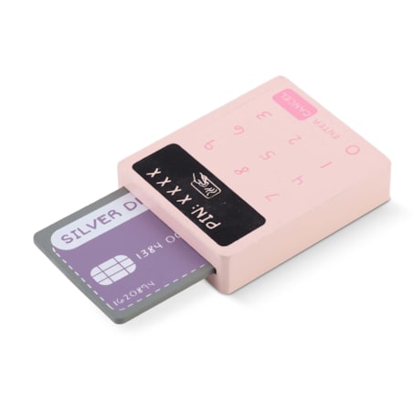 Drewniana zabawka edukacyjna kasa fiskalna Ricokids